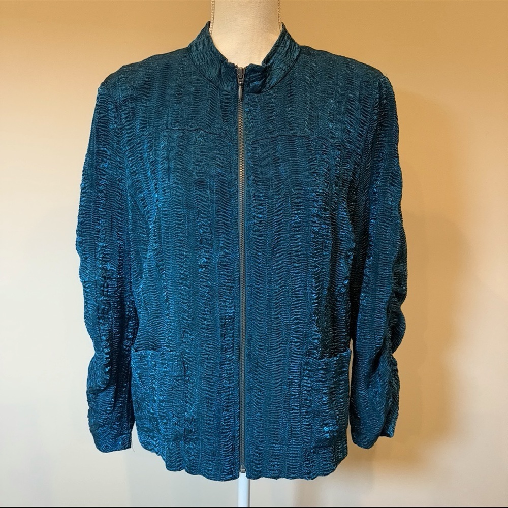 Chico’s Teal Women's Jacket Size 3